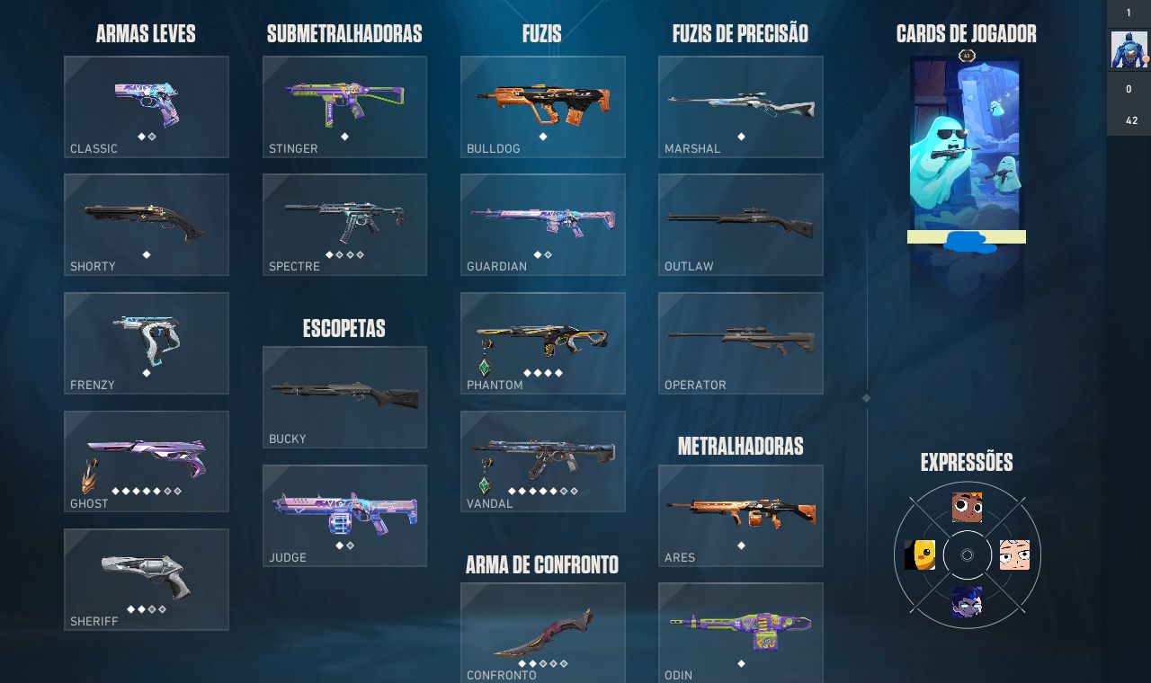 Conta Dima 1 com varias skins