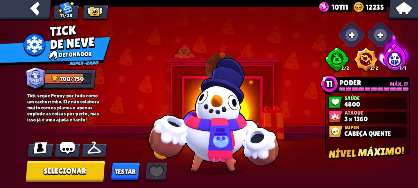 Conta de brawl stars super rara 46k + shelly estelar
