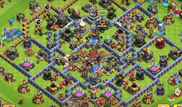CLASH OF CLANS CV18 | NÍVEL 220 | HERÓIS ALTOS | CONTA AVANÇADA