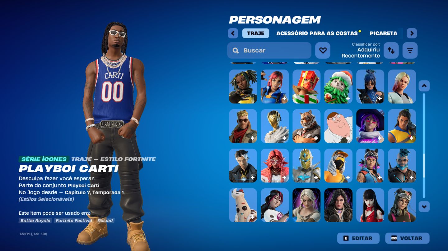 CONTA FORTNITE