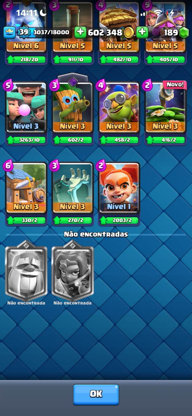 Conta de clash royale antiga, VENDA RAPIDA PROMOÇÃO