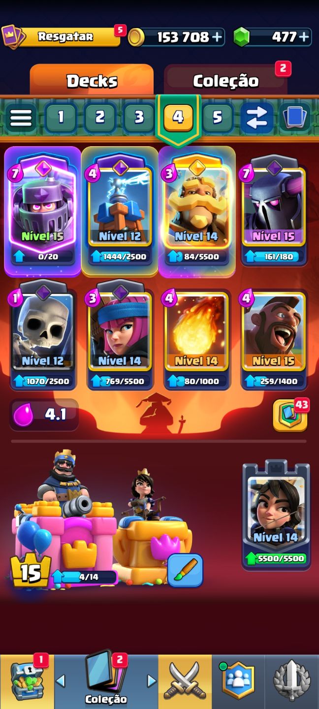 CONTA CLASH ROYALE PRA LOGO!