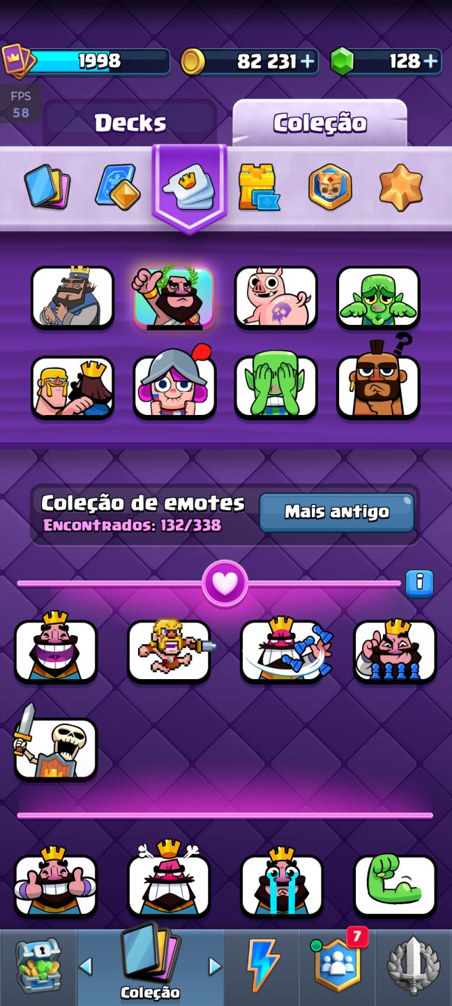 Conta Clash Royale 9 anos