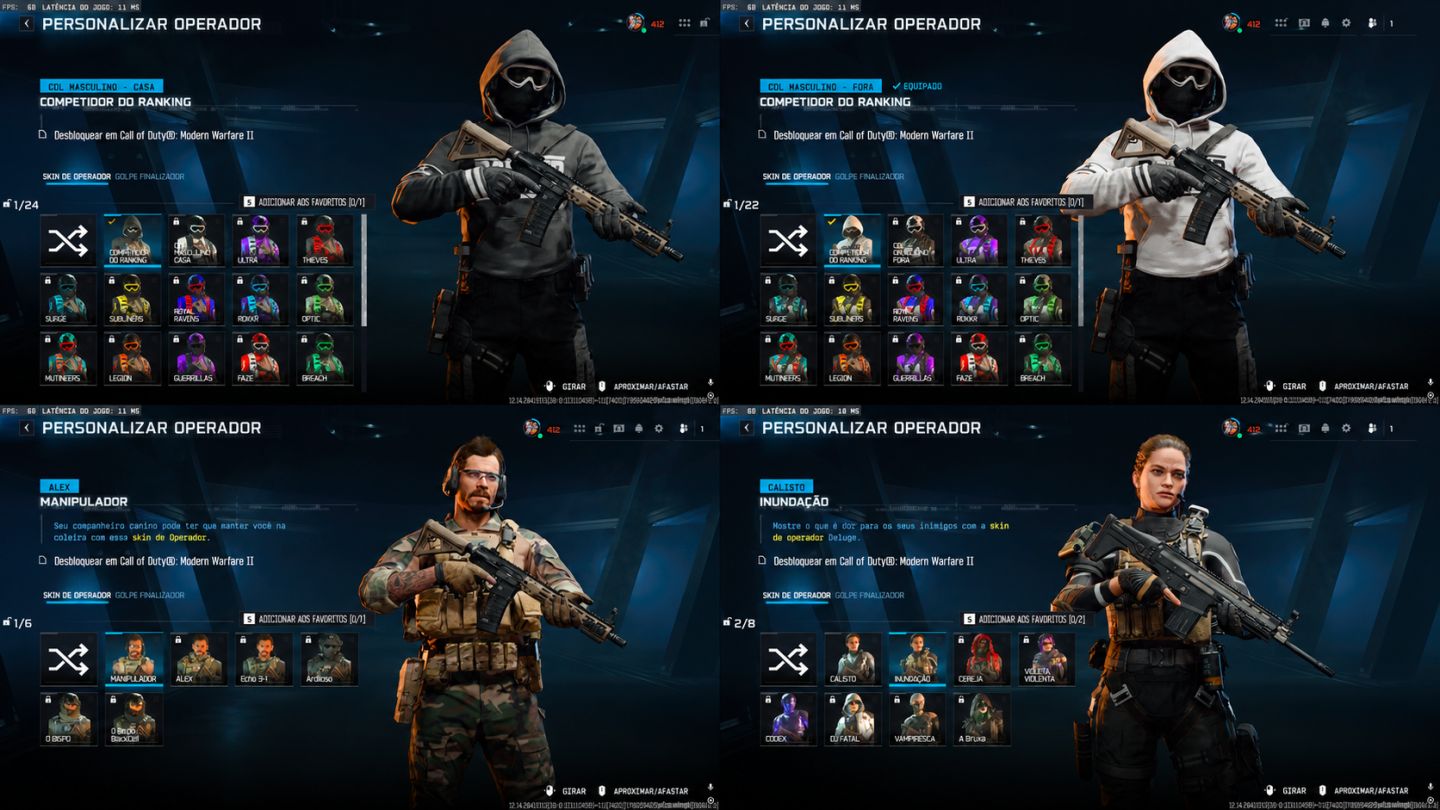 Conta Warzone/BO7 Antiga com Nuke e Irridescente, com recompensas da beta do MW4