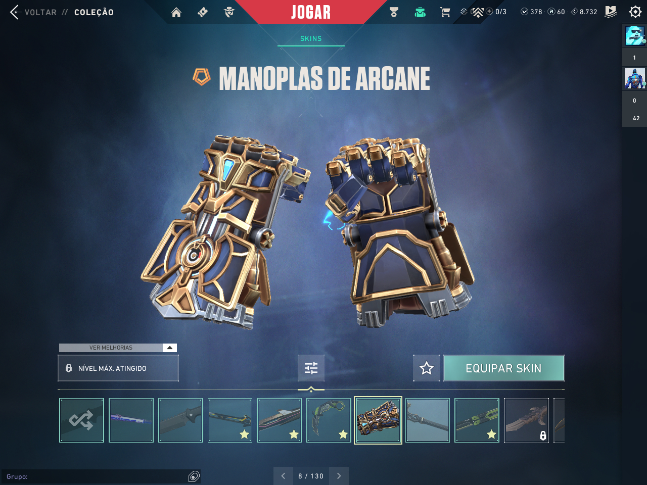 Conta Dima 1 com varias skins