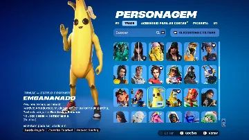 CONTA FORTNITE RARA 173 SKINS (TRAVIS SCOTT+PASSES CAPITULO 1+PACOTES ANTIGOS)