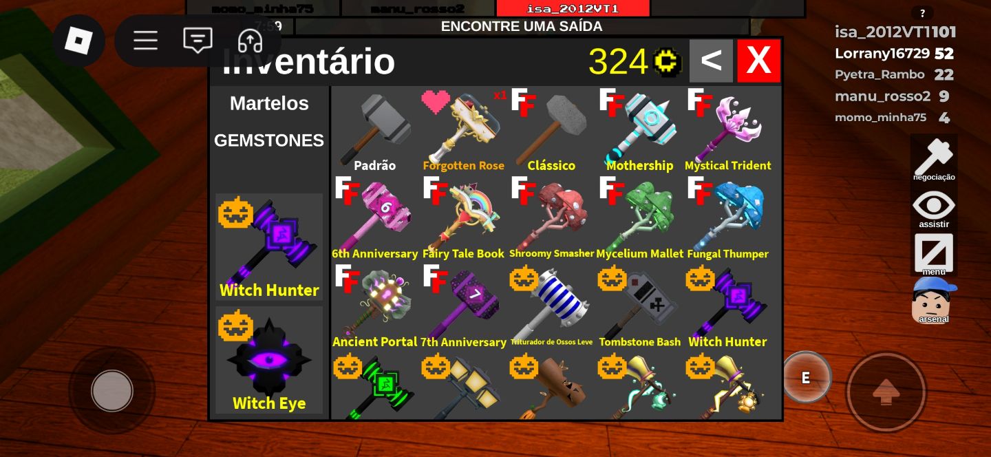 MARRETAS (FLEE THE FACILITY)Sets,marretas super baratinhas!