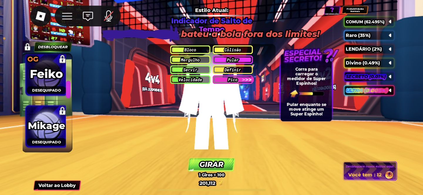 CONTA VOLLEYBALL LEGENDS FEIKO OG + TAICHOU + TSH + MIKAGE + SANJU | LVL 195