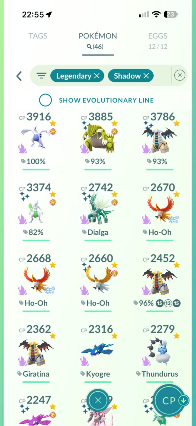 CONTA POKÉMON NÍVEL 74 ABSURDA