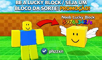 (MELHOR PREÇO) BE A LUCKY BLOCK / SEJA UM BLOCO DA SORTE!! [OP BRAINROTS]