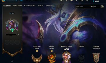 Conta League of Legends Level 503 260 skins mmr gold/plat