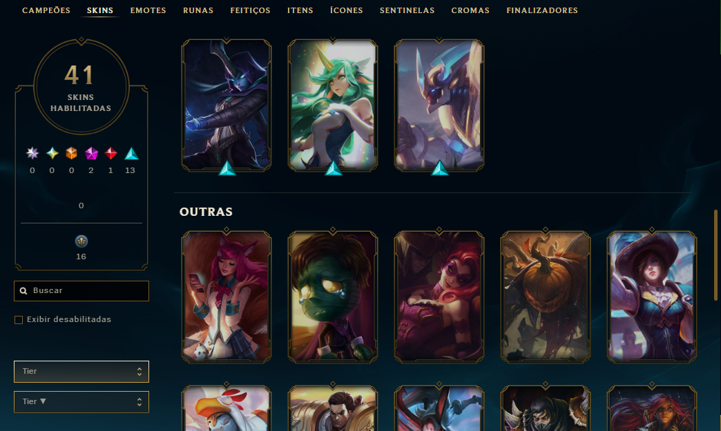 25% OFF E SEM TAXA | 92 CHAMPS | LVL 94 | 41 SKINS LINDAS! | + BRINDES