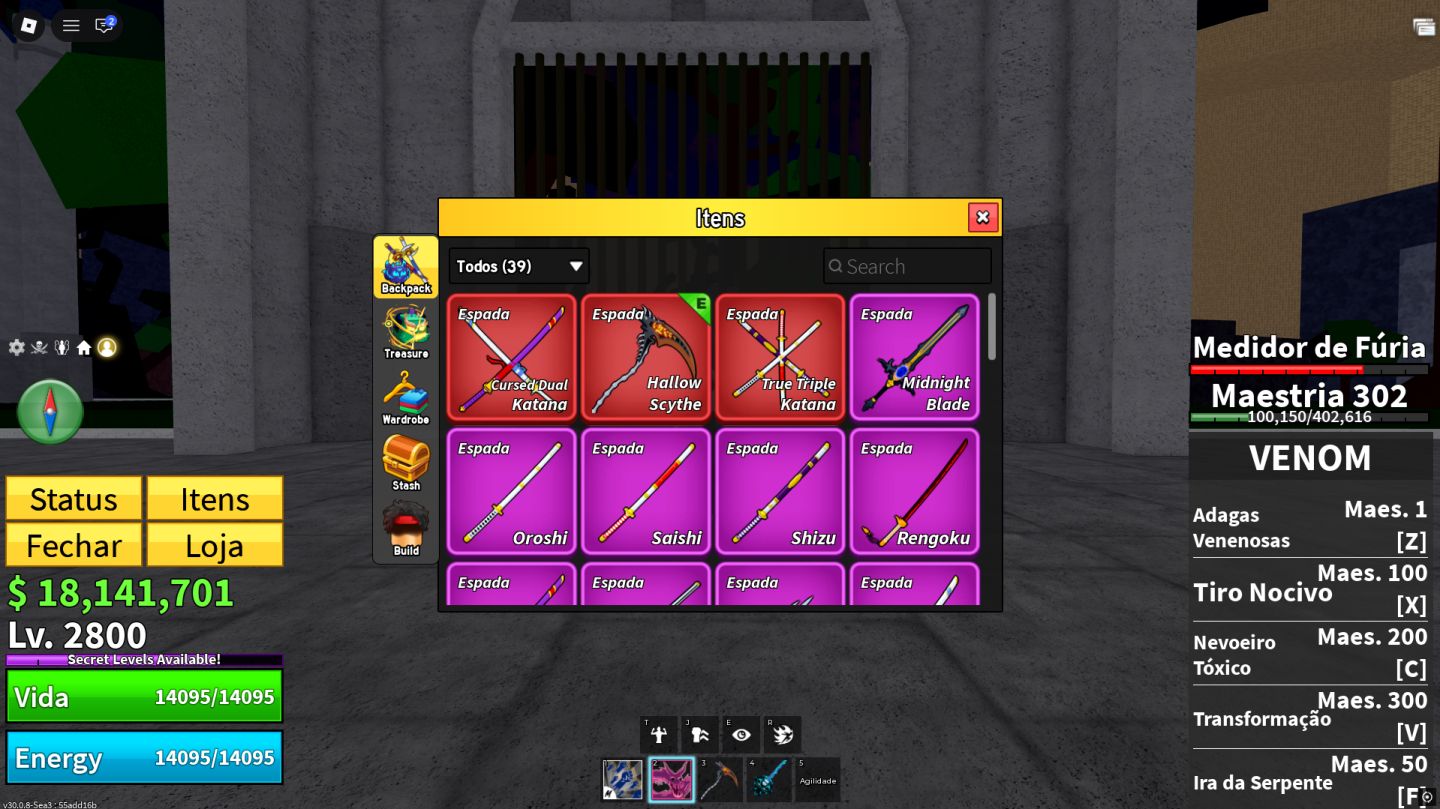 LV2800 + GODHUMAN + VENOM + CDK + TTK + FOICE SAGRADA + SKULL GUITAR