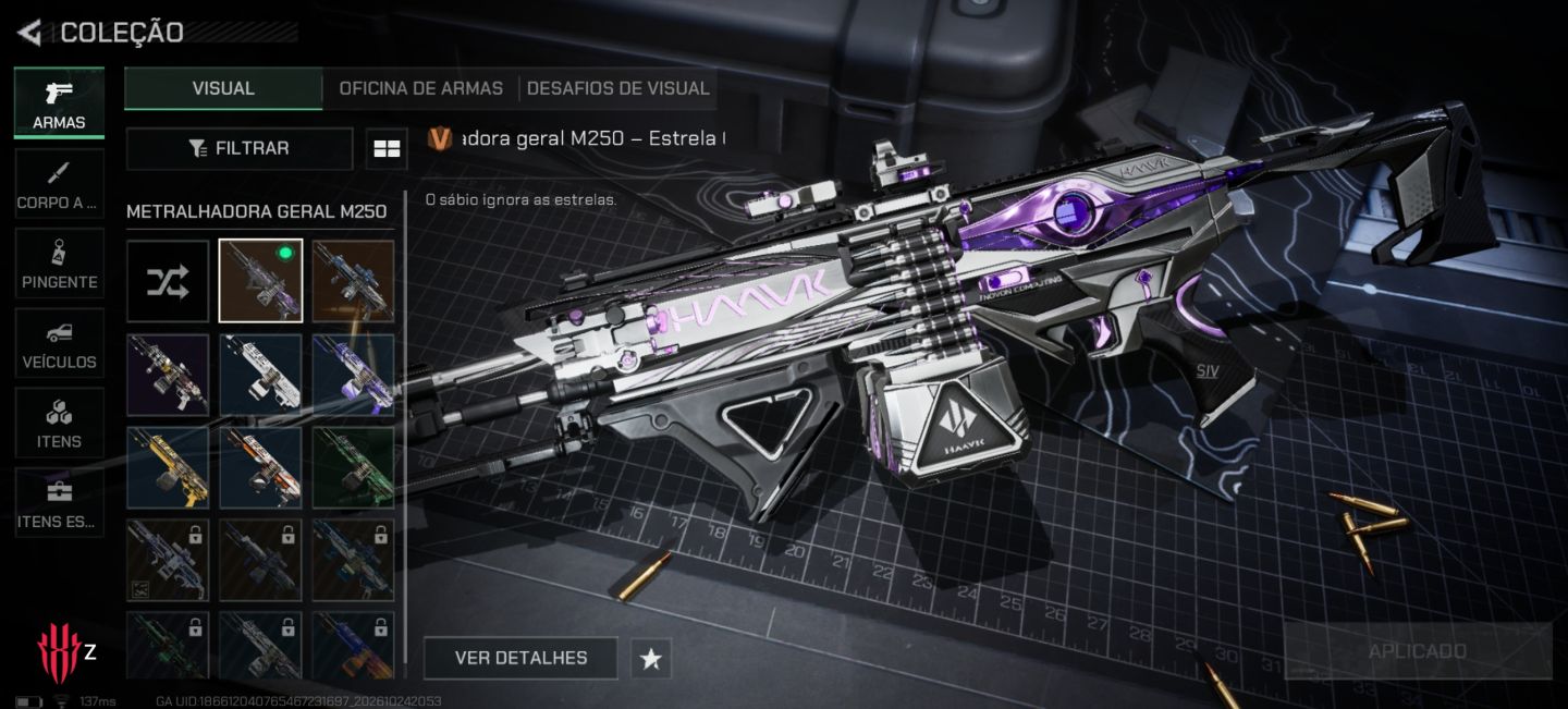 Conta do Delta force! Skins limitada de Mandel KC17 e AKM