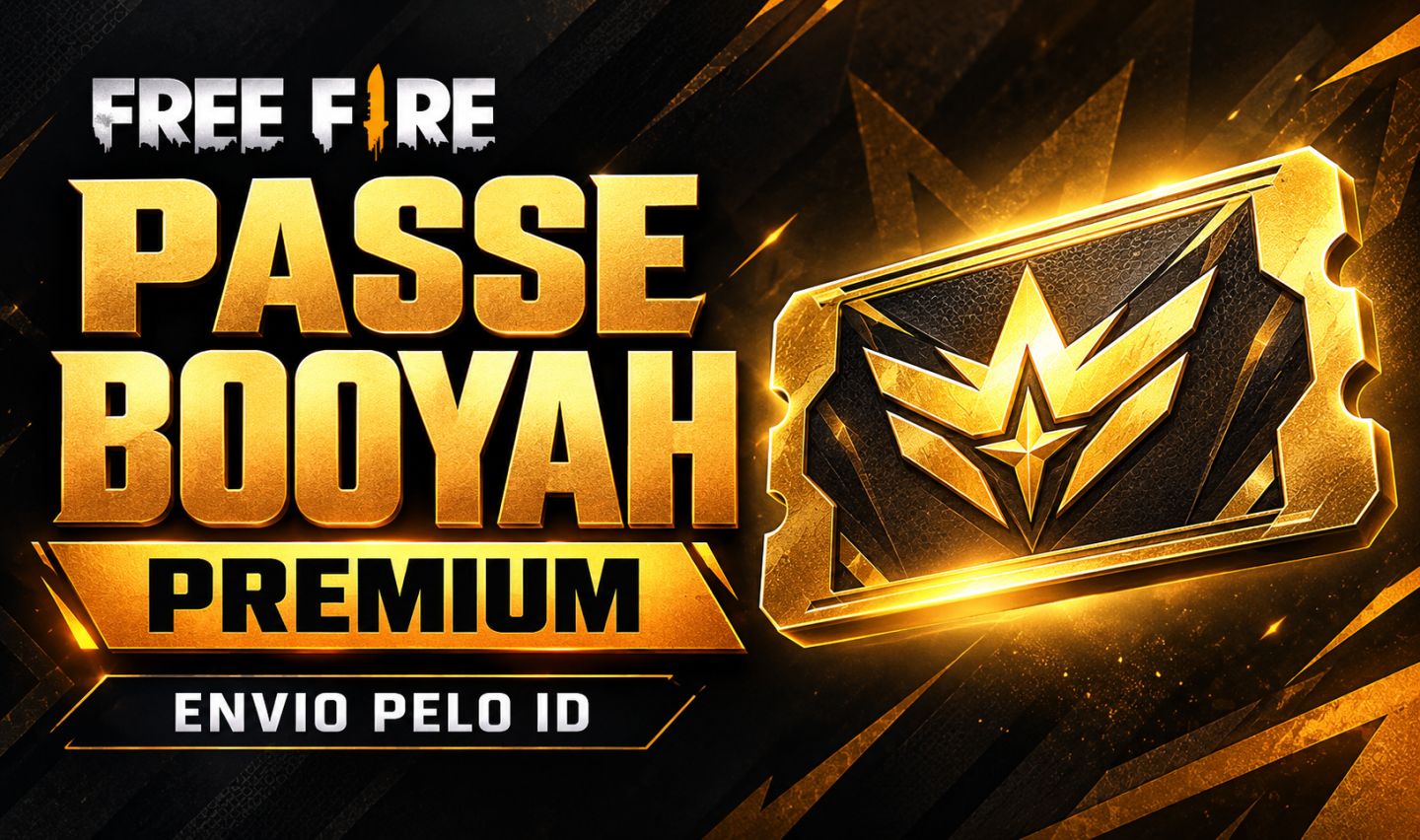 Passe Booyah Premium Free Fire | Envio pelo ID