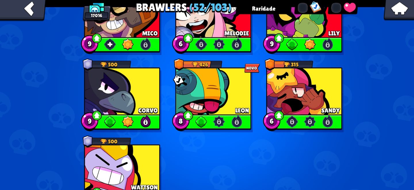 CONTA BRAWL STARS [MELHOR PREÇO] REVENDA 50 BRAWLER 5 LENDÁRIAS
