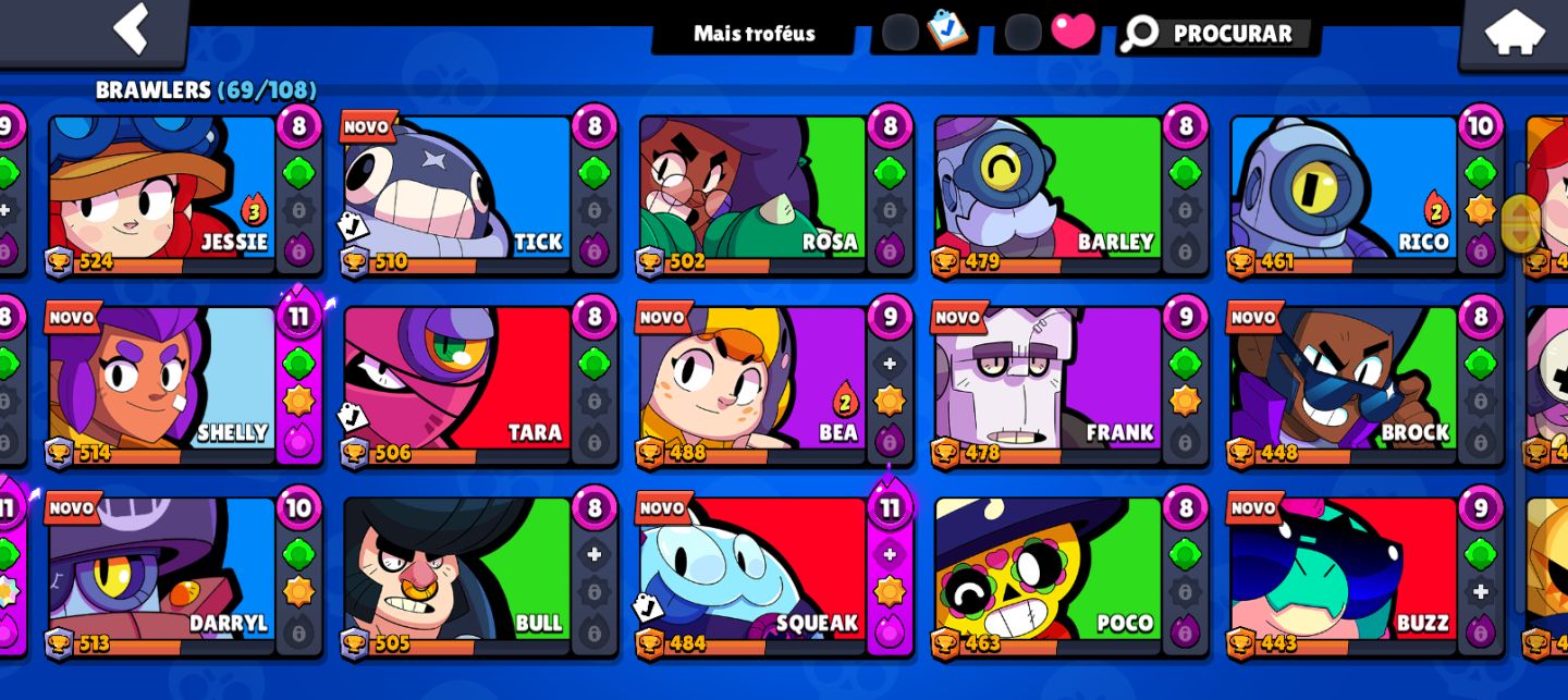 Conta de braws star muito boa