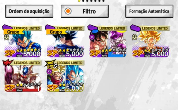 1 ULTRA 2 LEGENDS 22 MIL CRISTAIS (ANDROID) DRAGON BALL LEGENDS