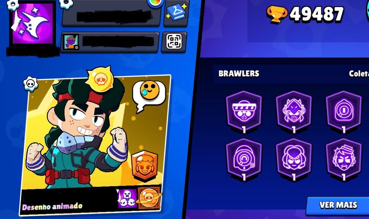 49K+ | 104 BRAWLERS | 73 HIPERCARGAS | 71 PODER 11 | CONTA 2019