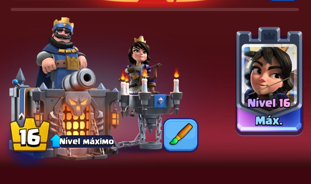CONTA DO CLASH ROYALE COM TORRE DO REI LVL MÁXIMO - 9 ANOS - UNICO DONO