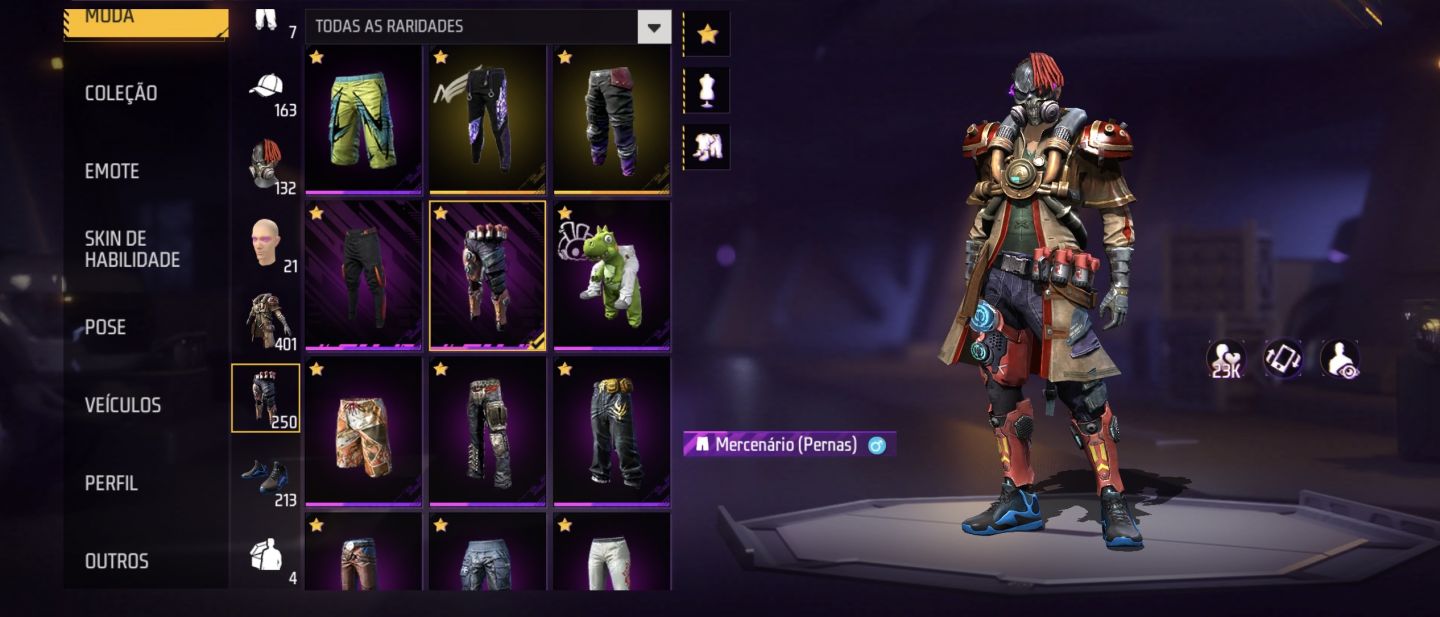Conta de Free Fire com 2,3,7,8 passe, Incubadora Fitinha, kit angelical.