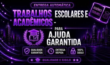 Serviços Acadêmicos e Escolares Profissionais | Qualidade Garantida!