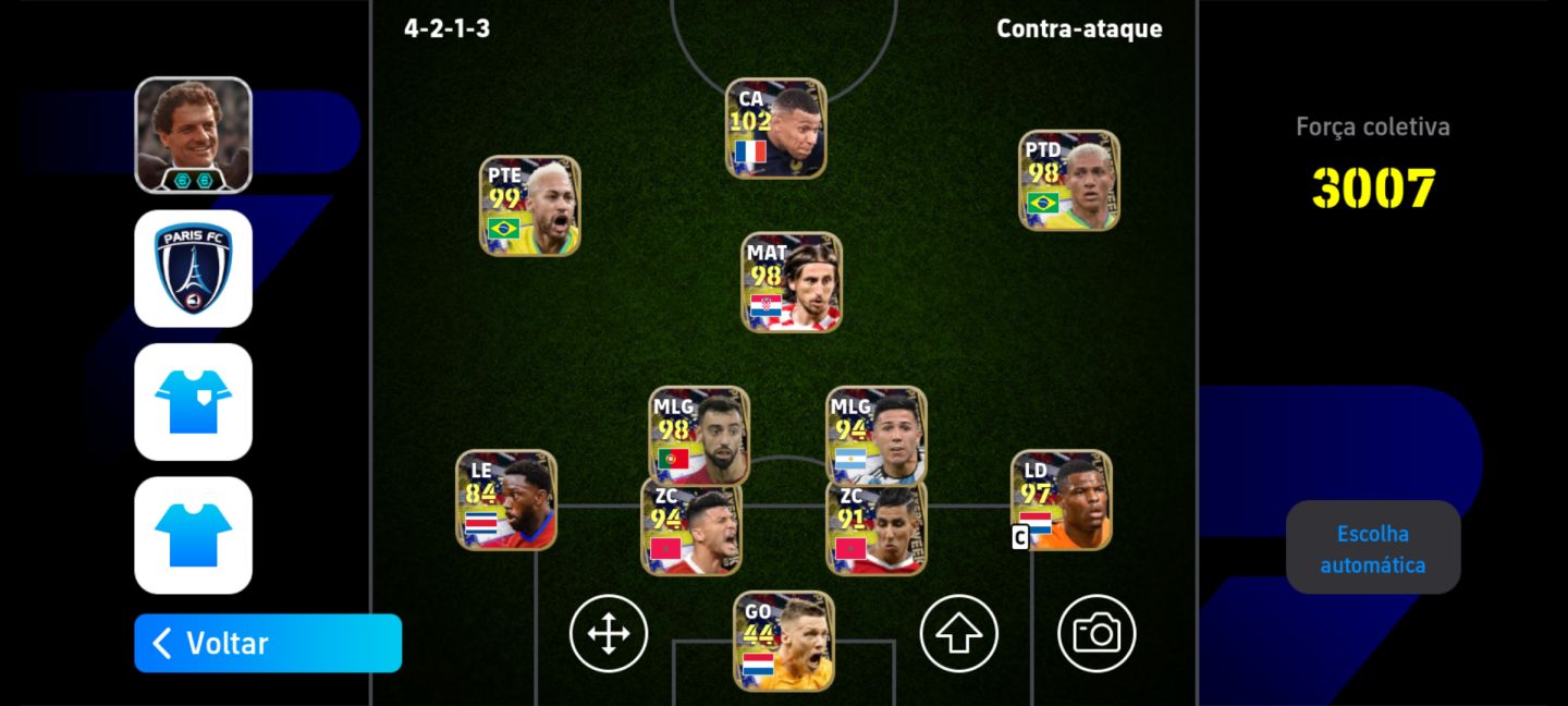 Super conta de colecionador efootball