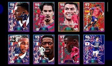 Conta de efootball/ Pack Portugal + França + 1500coins