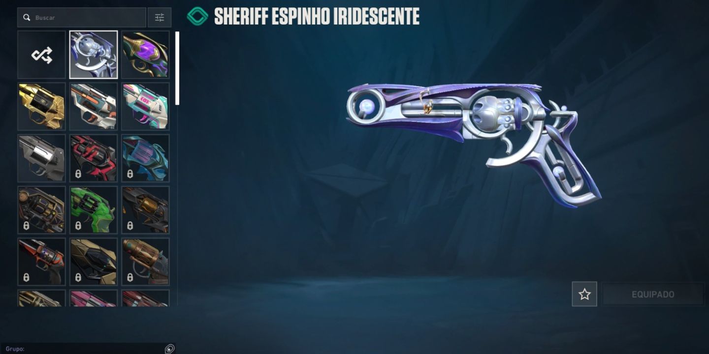 Conta valorant com varias skins inclusive skin rara champions