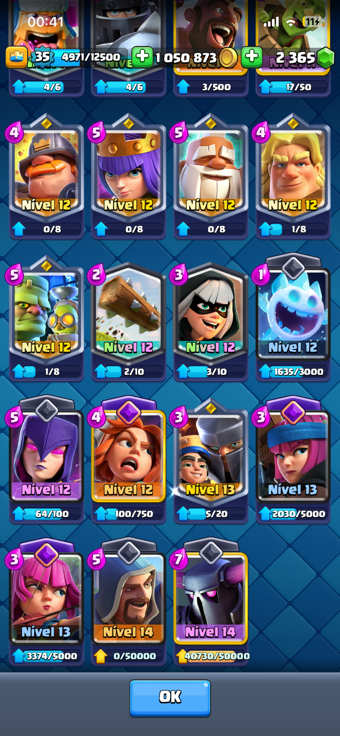 Promoção conta clash royale