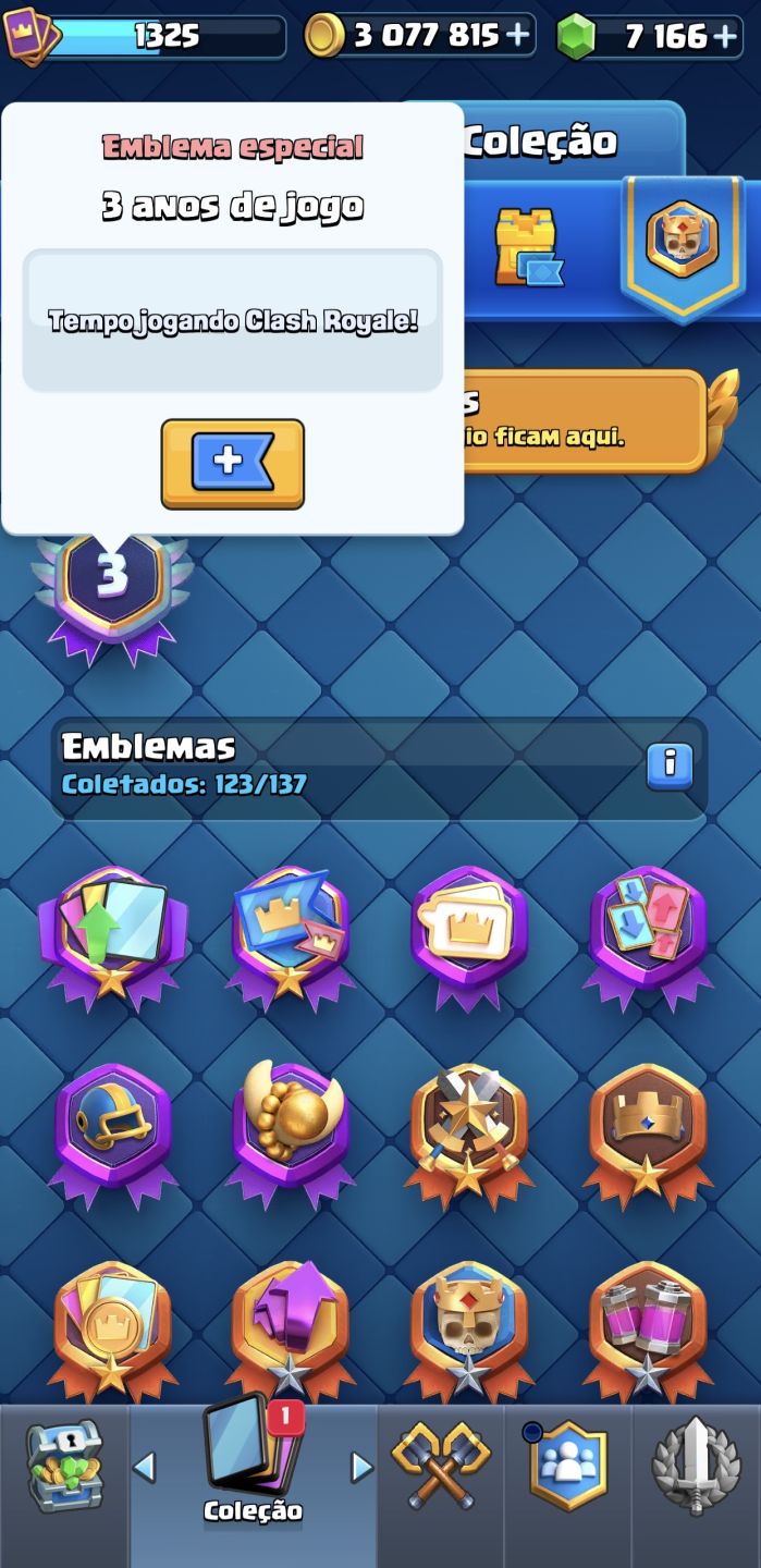 Conta Clash Royale 13k de troféus