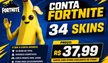 Conta Fortnite com skins antigas
