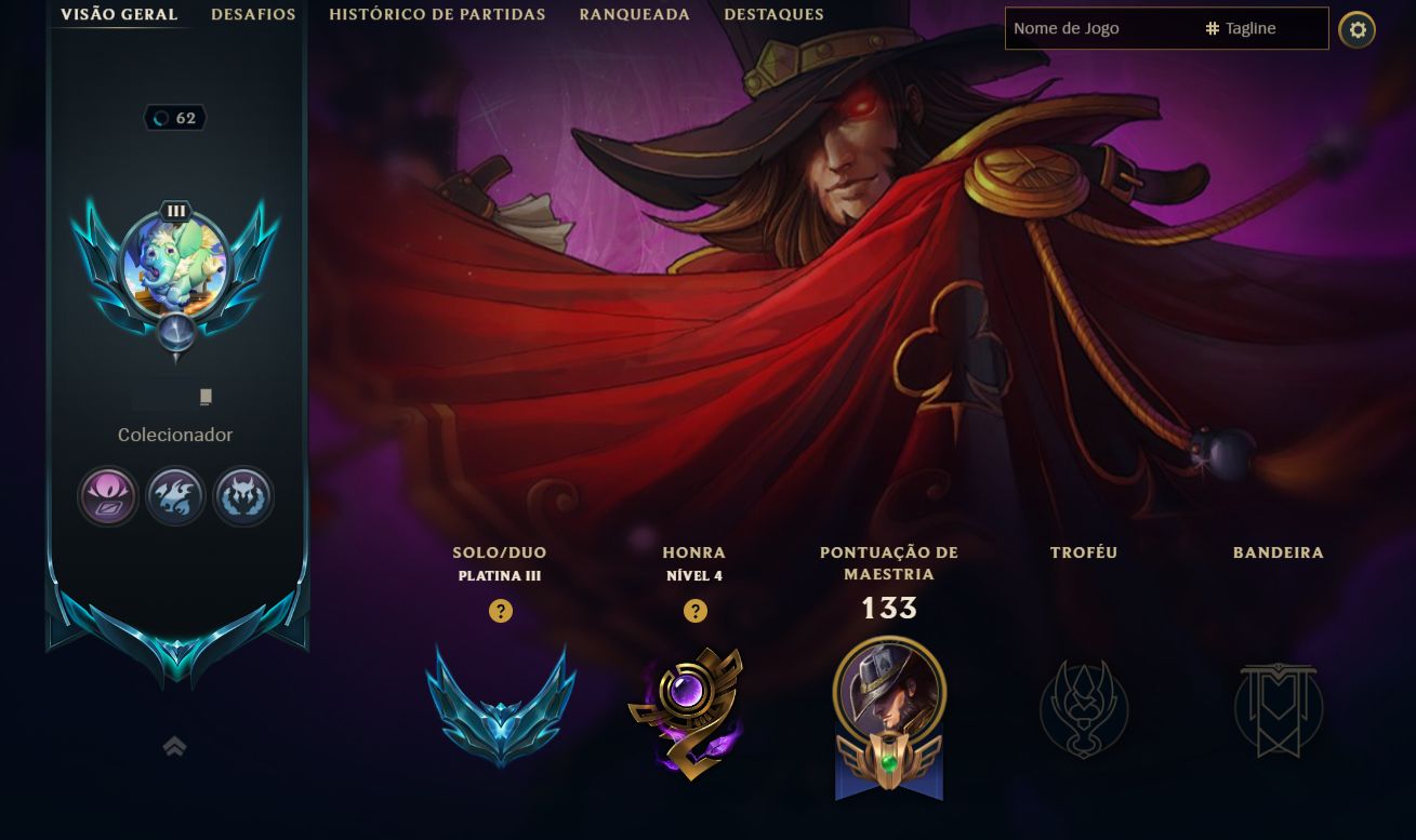 [ACESSO IMEDIATO] Platina III 70% WR +30 PDL / -10 PDL