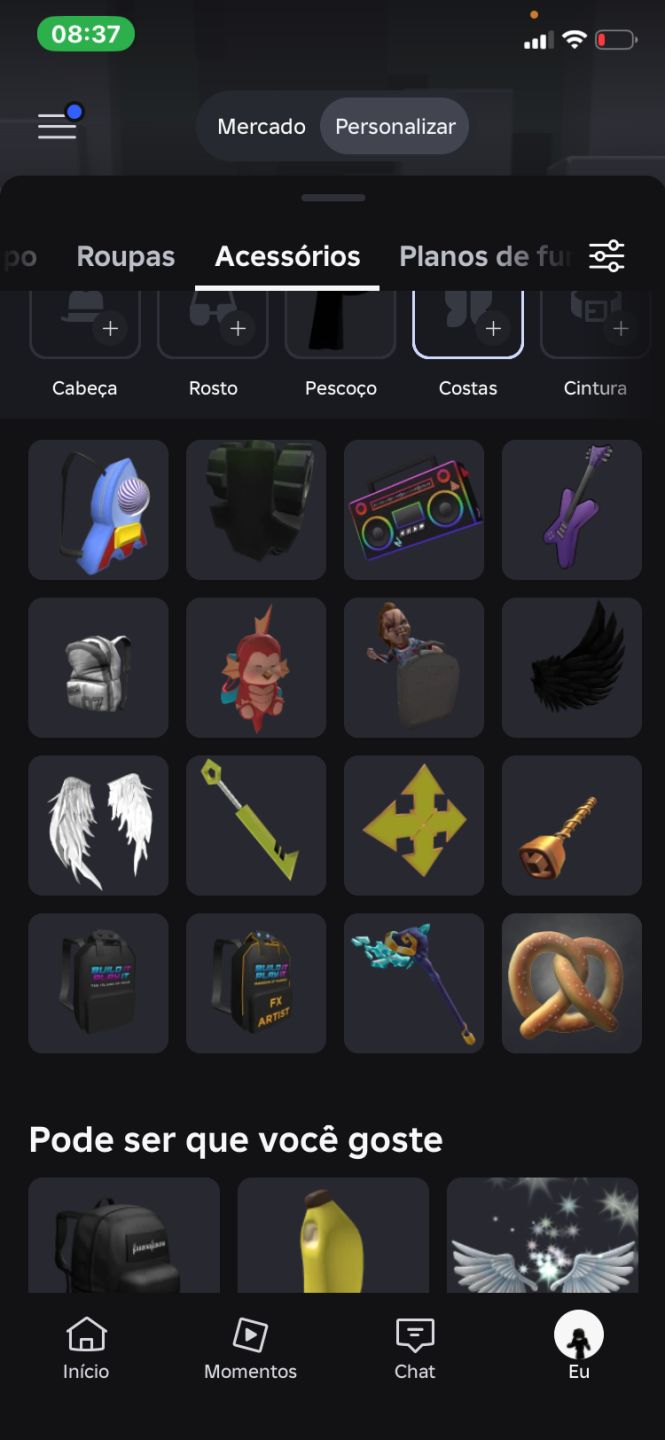 Conta roblox