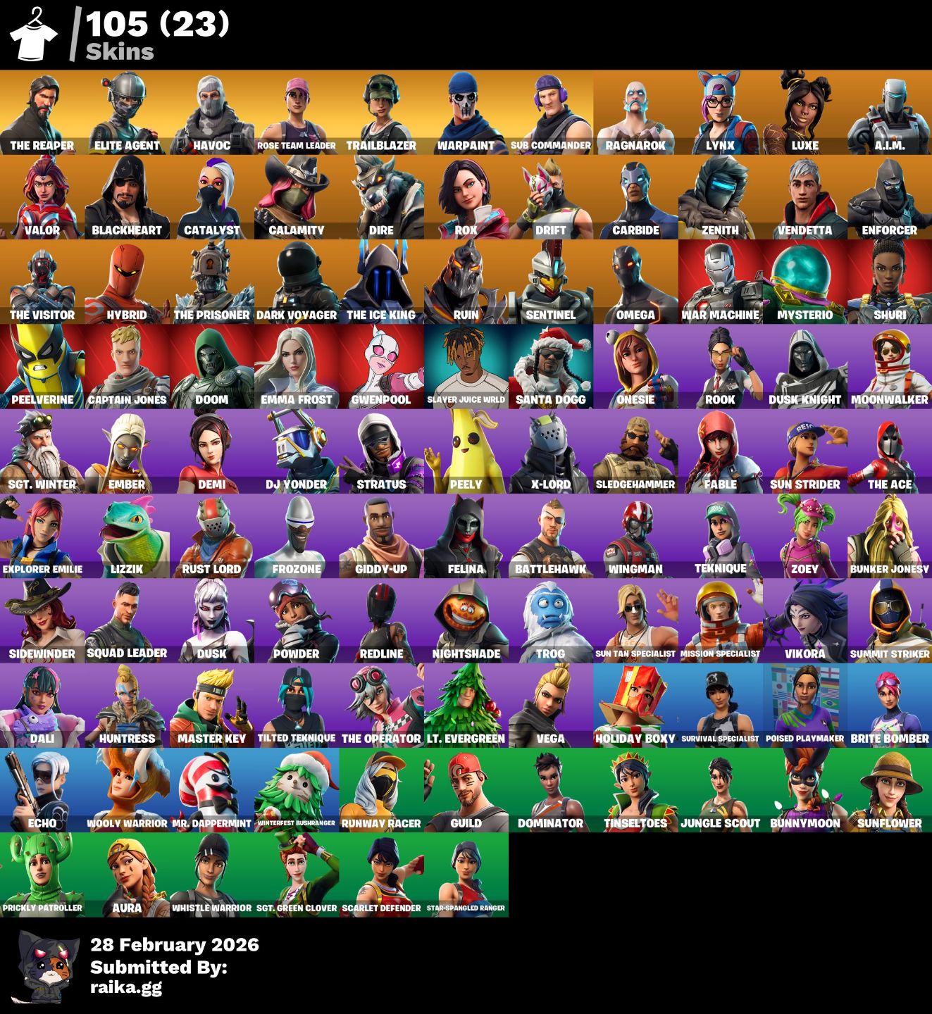 CONTA FORTNITE CAPÍTULO 1 - TEMPORADA 3 ATÉ 9 + SKINS TWITCH