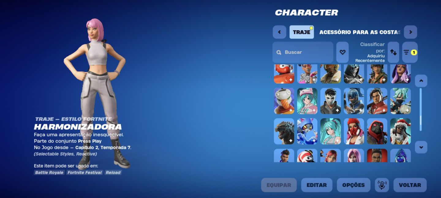 Conta fortnite 147skins