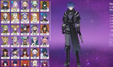 Conta Genshin Impact - Ar55 Flins c2 R1, Nefer R1, Arlecchino e Vesna