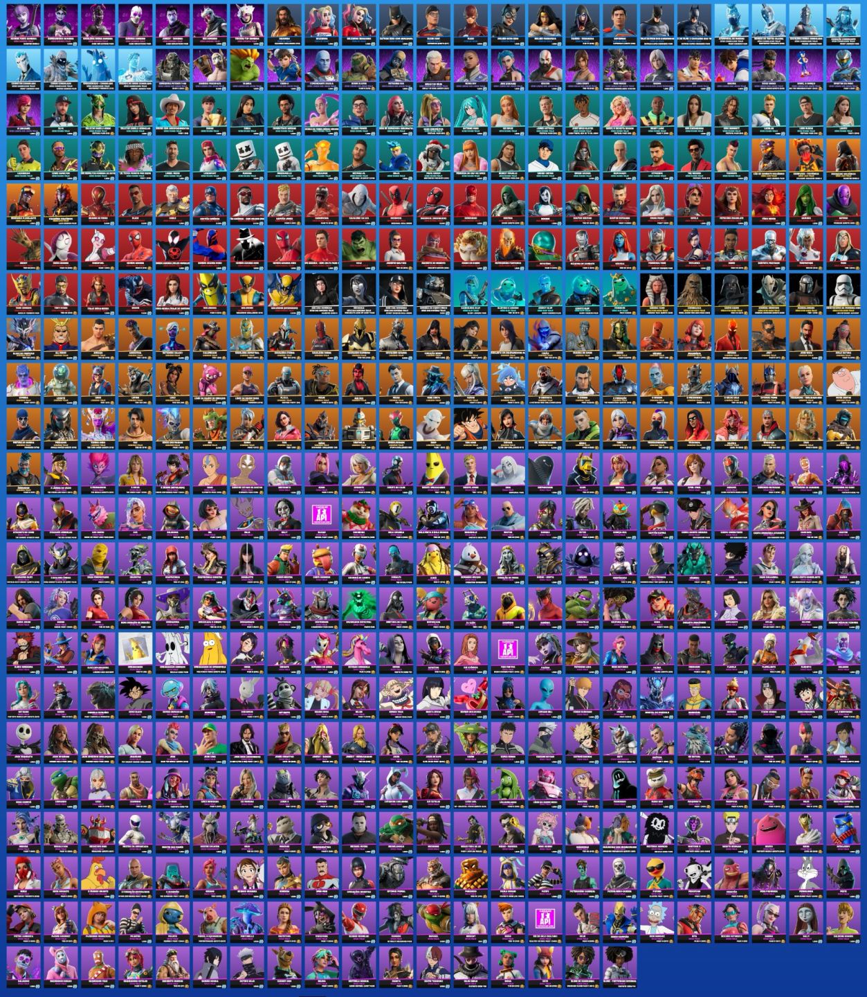 CONTA FORTNITE +650 SKINS | CAPÍTULO 1 TEMPORADA 6 | SALVE O MUNDO FUNDADOR |