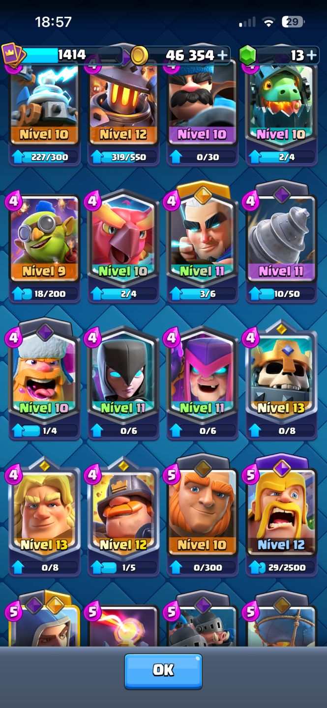 Conta iniciante Clash Royale.