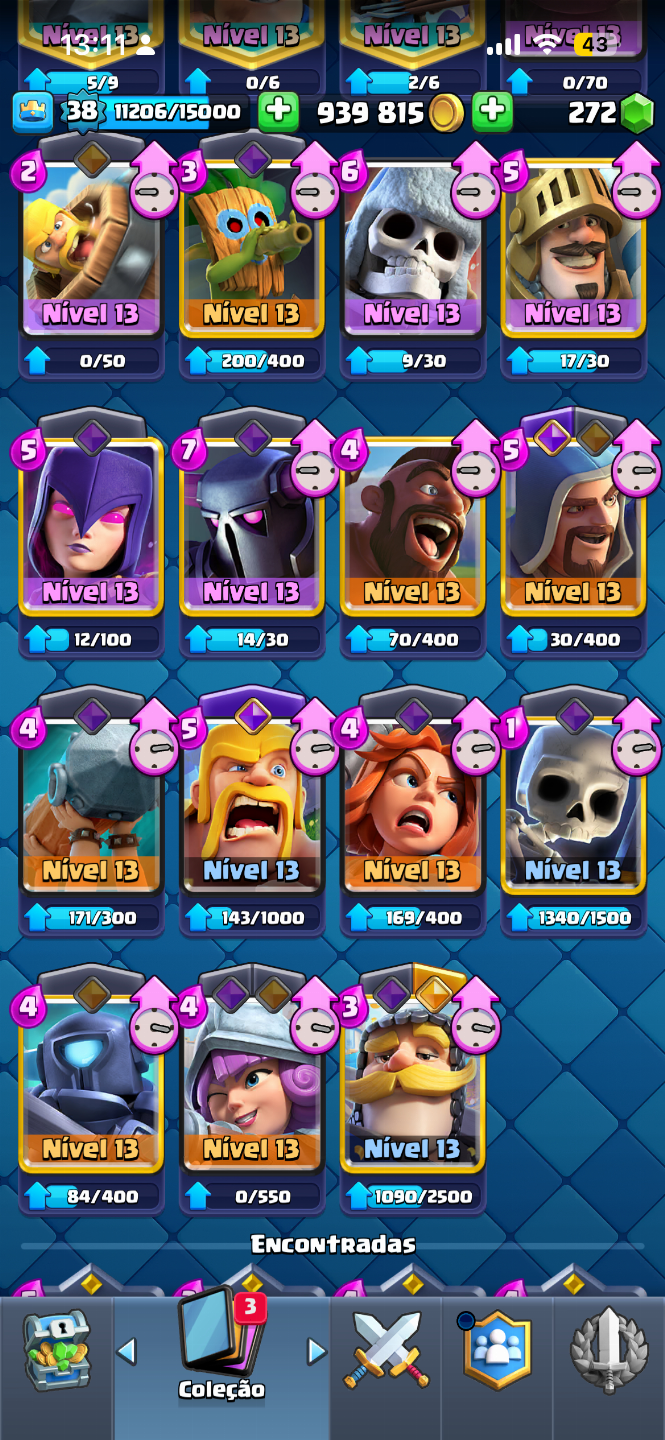 Conta de Clash royale para rapidinho!!