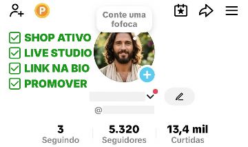 CONTA TIKTOK SHOP ATIVO + LIVE | +5.300 SEGUIDORES + E-MAIL | ENTREGA AUTOMÁTICA