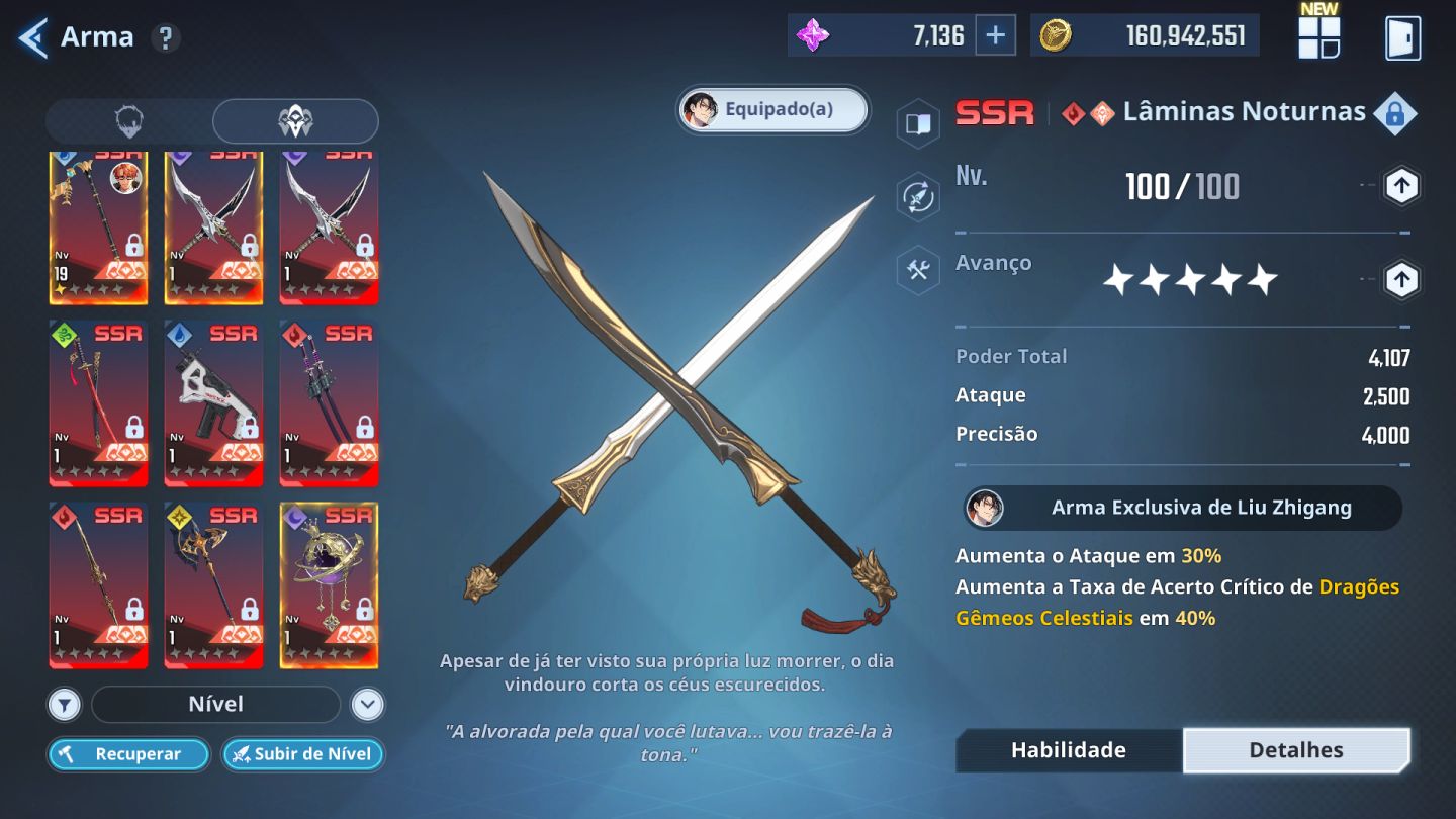 Conta com 2Milhoes de poder solo leveling Árise