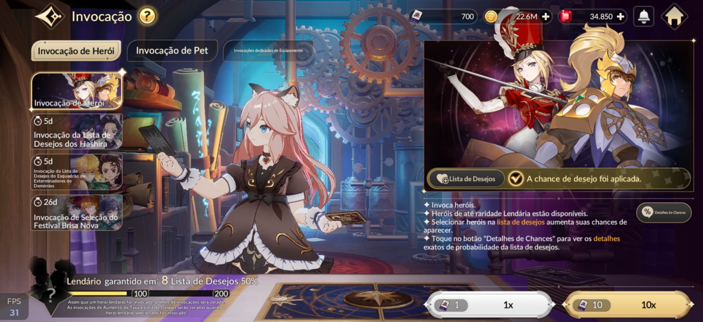 Conta reroll Seven Knights Re:Birth