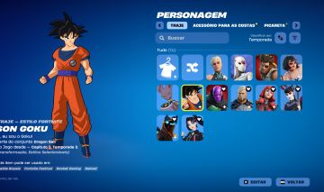 Conta Fortnite 12 Skins | Son Goku | Bills| (Somente Pc e mobile)