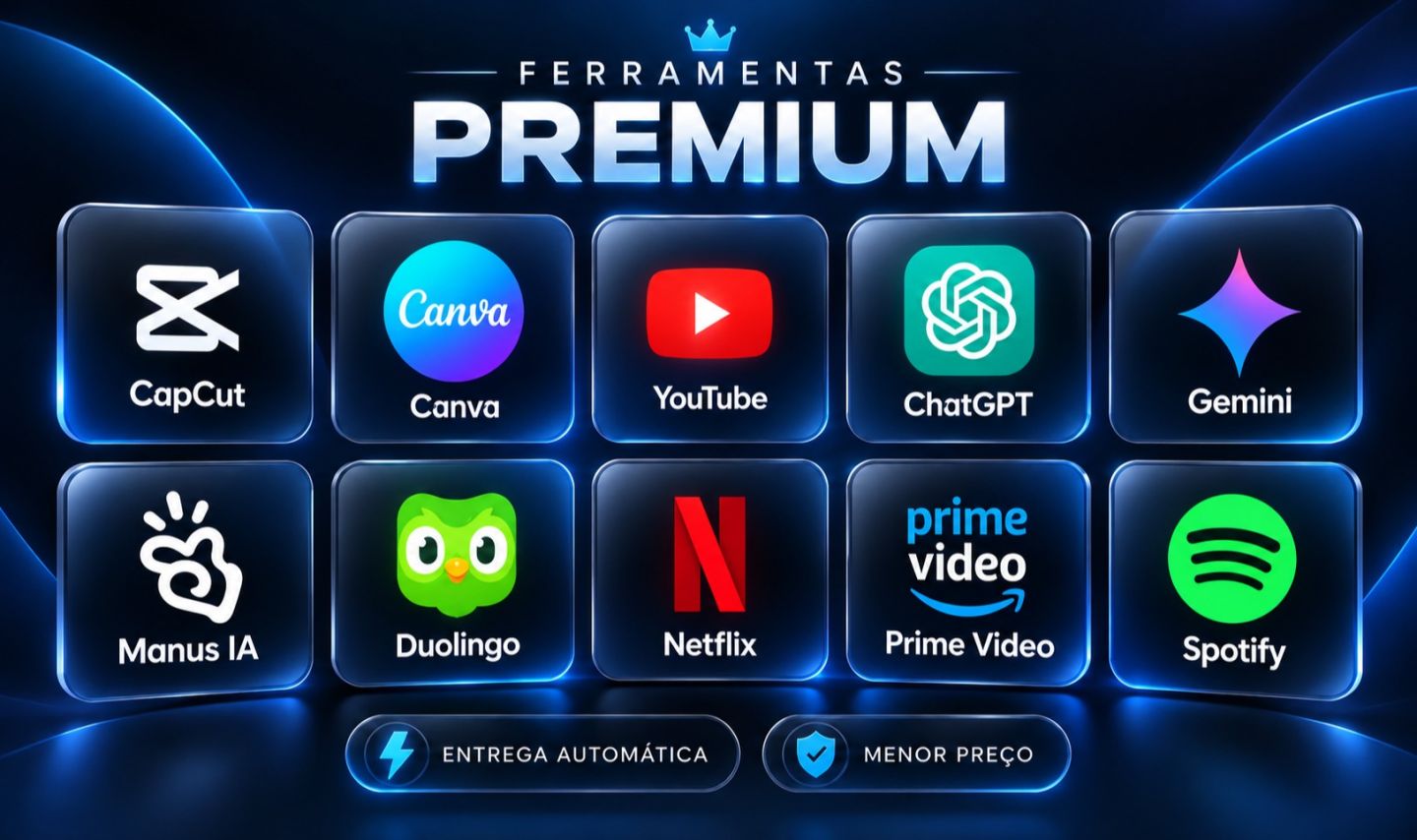 CAPCUT / CANVA / YOUTUBE / CHATGPT/ SUPERGROK / GEMINI / ENTREGA AUTOMATICA