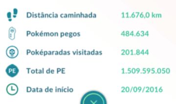 Level 79 1.5Bi XP e 370Mi StarDust Conta END GAME
