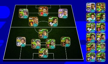 CONTA EFOOTBALL COM CR7 BIG TIME/ HAZARD BIG TIME/ BALE BLITZ CURLE/ CRUYF