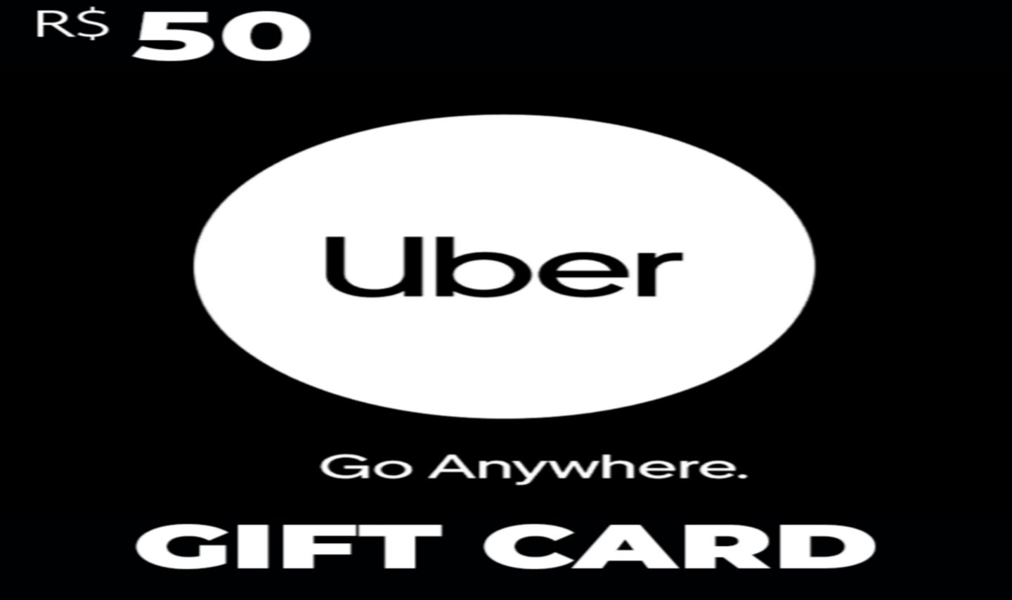 Gift Card - Uber 50 R$