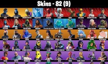 Conta Fortnite com Subzero Cryptic | Fixer | Sultura | Solid Snake e 82 Skins