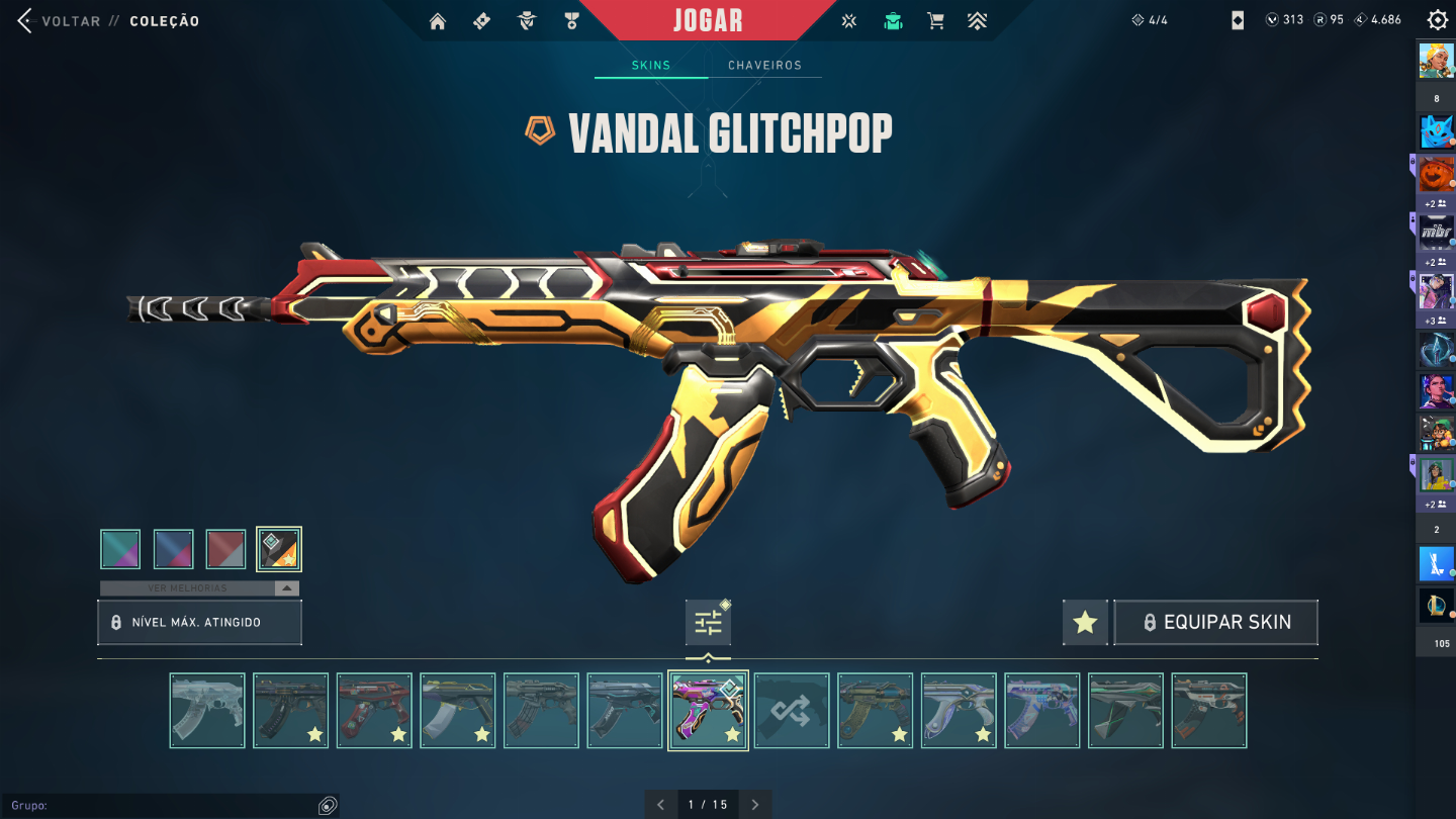 CONTA VALORANT VARIAS SKINS